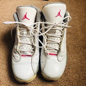 Air Jordan 12 Retro- white grey pink